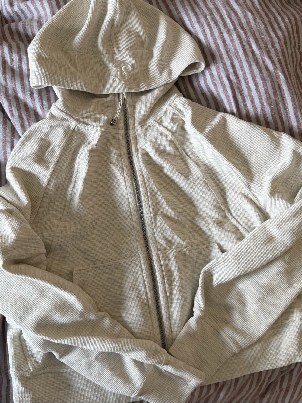 lululemon athletica scuba Waffle-Knit Full Zip Hoodie